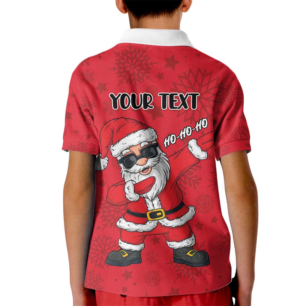 Personalized Santa Costume Kid Polo Shirt Funny Christmas - Wonder Print Shop