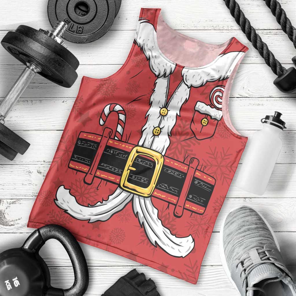 Personalized Santa Costume Men Tank Top Funny Christmas - Wonder Print Shop