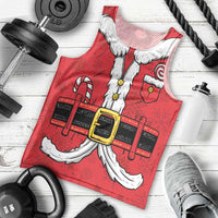 Personalized Santa Costume Men Tank Top Funny Christmas - Wonder Print Shop