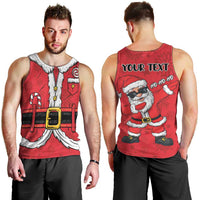Personalized Santa Costume Men Tank Top Funny Christmas - Wonder Print Shop