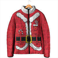 Personalized Santa Costume Padded Jacket Funny Christmas - Wonder Print Shop