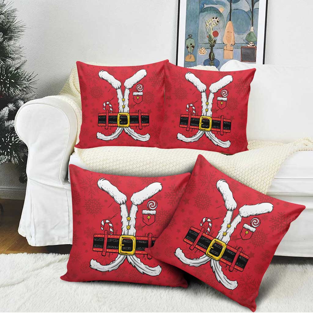 Santa Costume Pillow Cover Funny Christmas - Wonder Print Shop