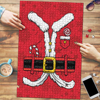 Santa Costume Puzzle Funny Christmas - Wonder Print Shop