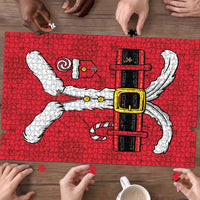 Santa Costume Puzzle Funny Christmas - Wonder Print Shop
