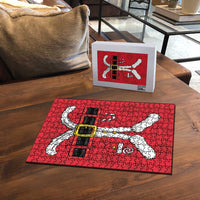 Santa Costume Puzzle Funny Christmas - Wonder Print Shop