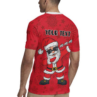Personalized Santa Costume Rugby Jersey Funny Christmas - Wonder Print Shop