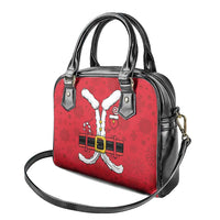 Santa Costume Shoulder Handbag Funny Christmas - Wonder Print Shop