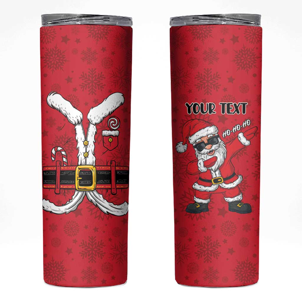 Personalized Santa Costume Skinny Tumbler Funny Christmas - Wonder Print Shop