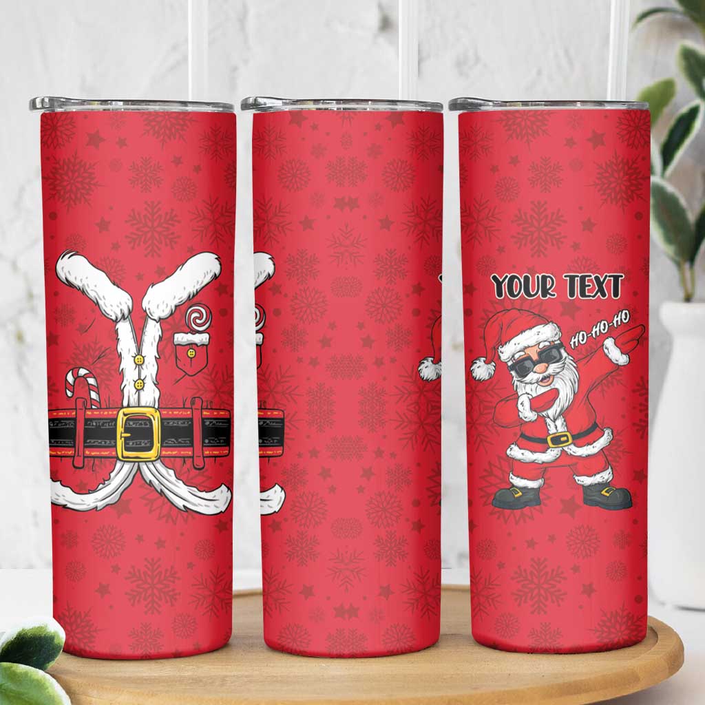 Personalized Santa Costume Skinny Tumbler Funny Christmas - Wonder Print Shop