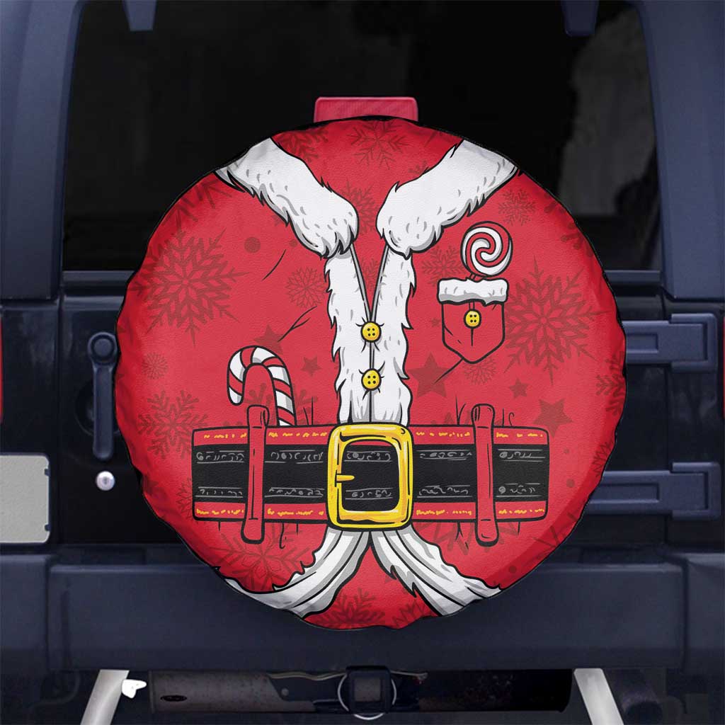 Santa Costume Spare Tire Cover Funny Christmas - Wonder Print Shop