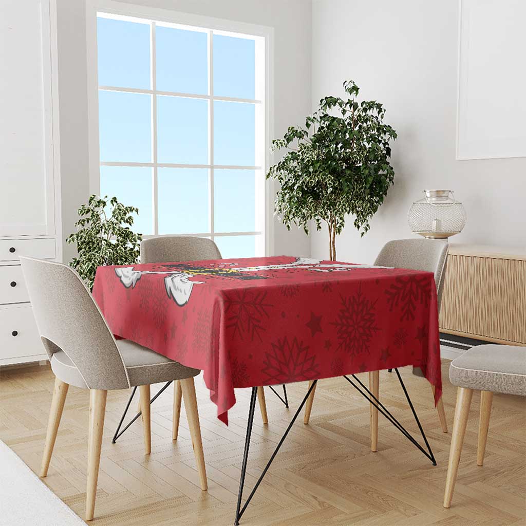 Santa Costume Tablecloth Funny Christmas - Wonder Print Shop