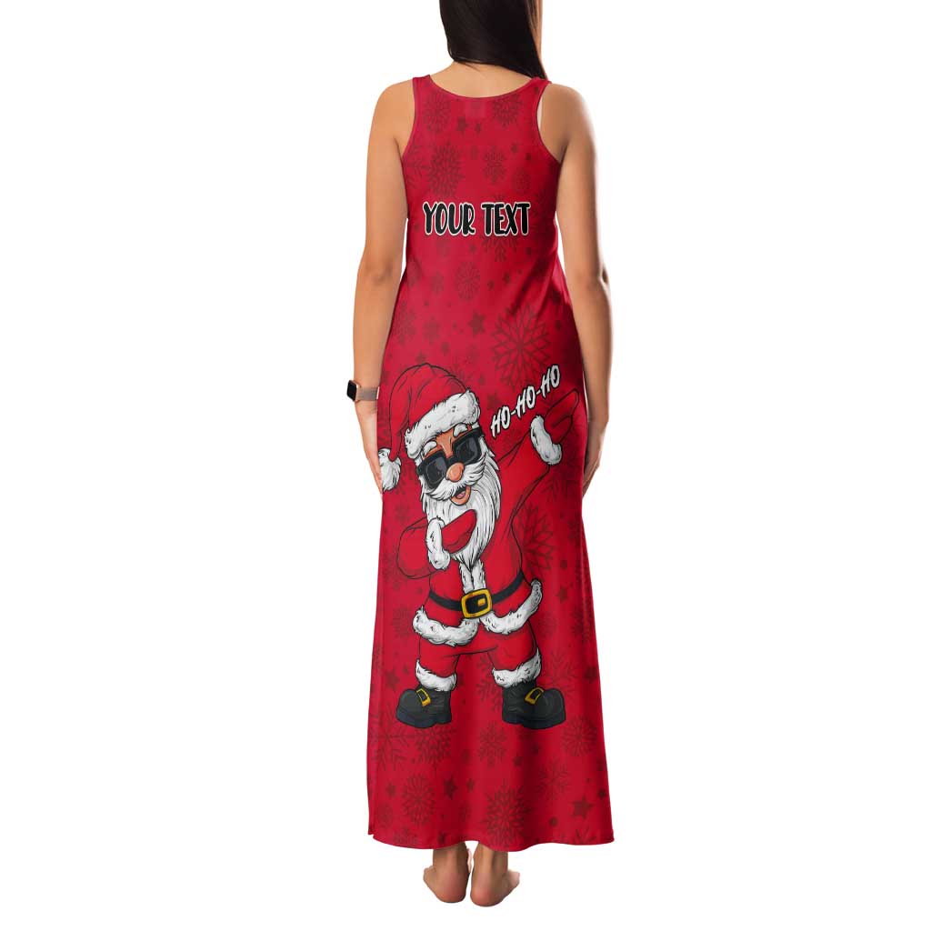 Personalized Santa Costume Tank Maxi Dress Funny Christmas - Wonder Print Shop