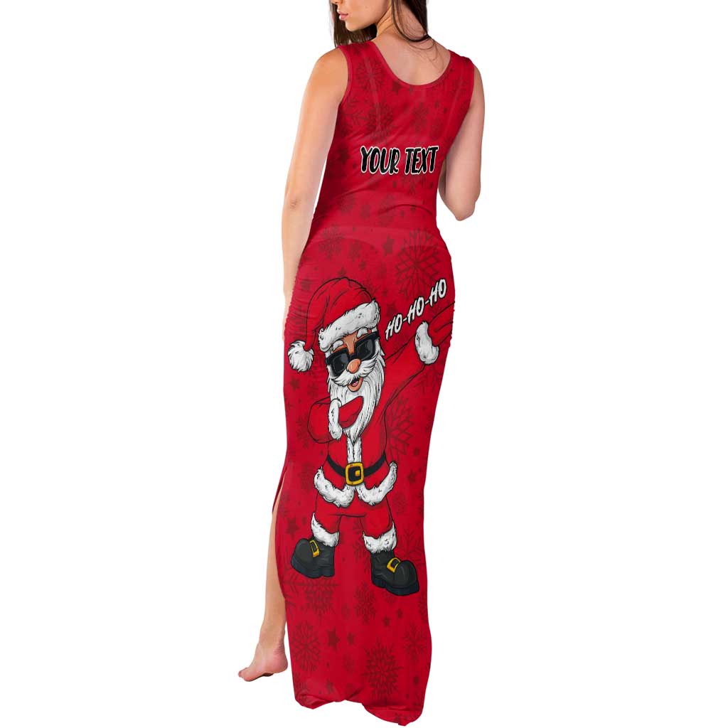 Personalized Santa Costume Tank Maxi Dress Funny Christmas - Wonder Print Shop