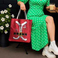 Santa Costume Tote Bag Funny Christmas - Wonder Print Shop