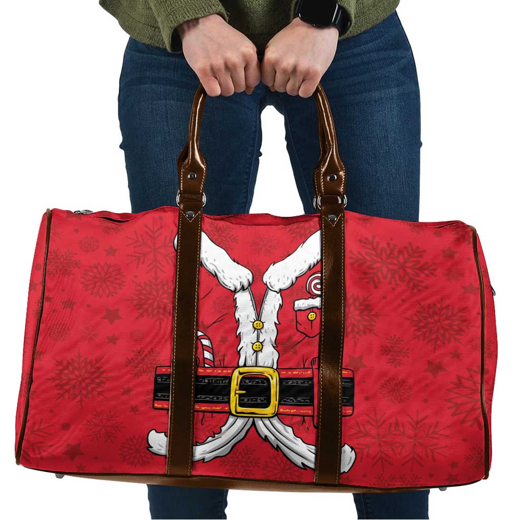 Santa Costume Travel Bag Funny Christmas - Wonder Print Shop