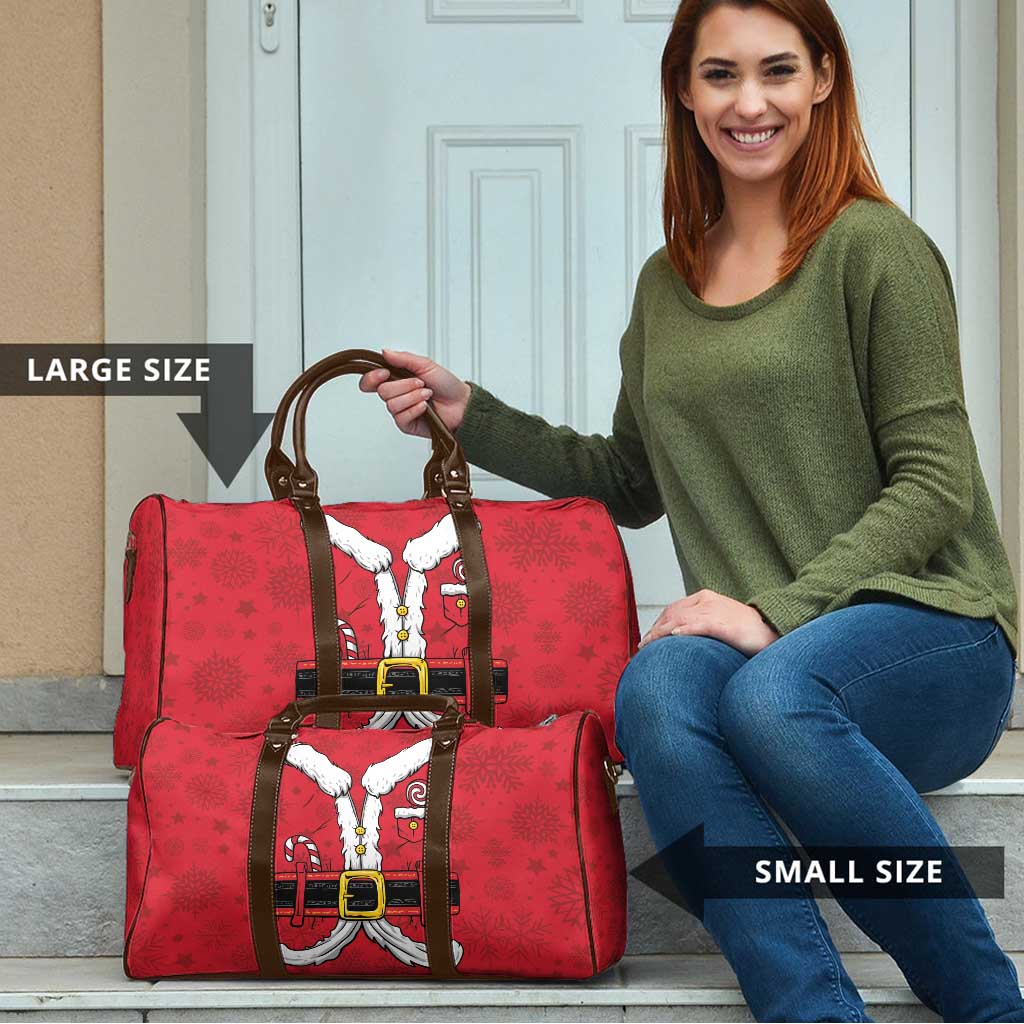 Santa Costume Travel Bag Funny Christmas - Wonder Print Shop