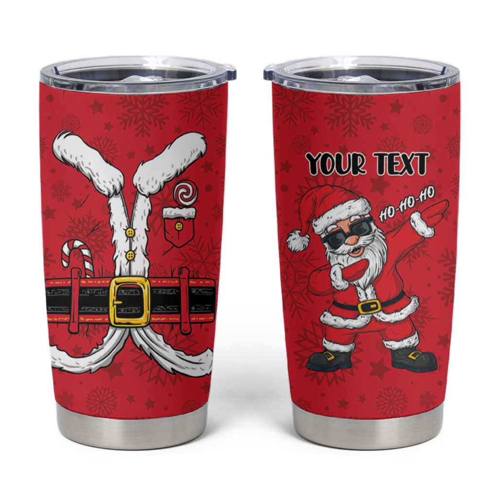 Personalized Santa Costume Tumbler Cup Funny Christmas - Wonder Print Shop