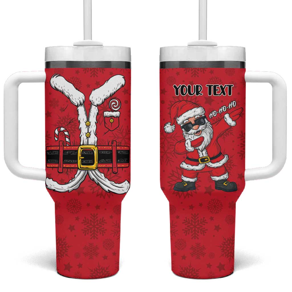 Personalized Santa Costume Tumbler With Handle Funny Christmas - Wonder Print Shop