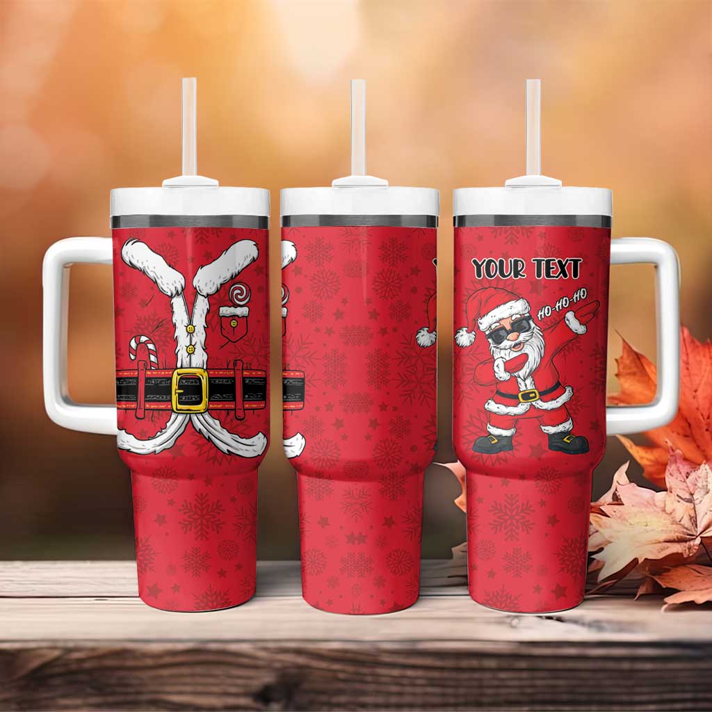 Personalized Santa Costume Tumbler With Handle Funny Christmas - Wonder Print Shop