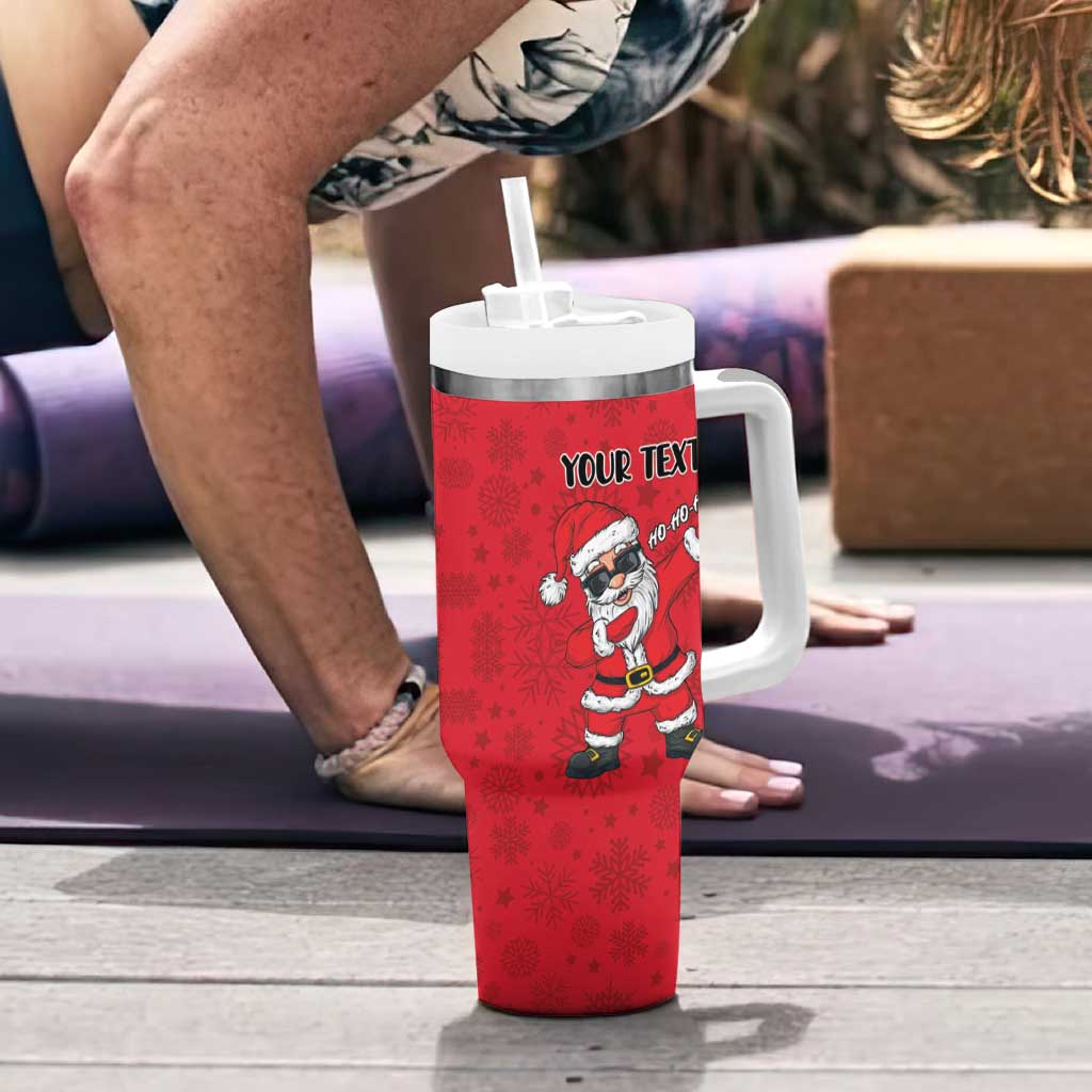 Personalized Santa Costume Tumbler With Handle Funny Christmas - Wonder Print Shop