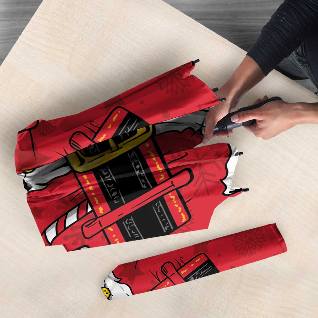 Santa Costume Umbrella Funny Christmas - Wonder Print Shop