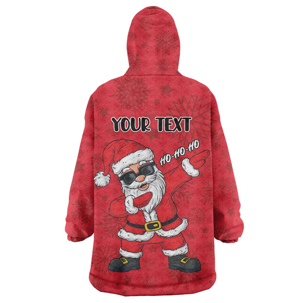 Personalized Santa Costume Wearable Blanket Hoodie Funny Christmas - Wonder Print Shop