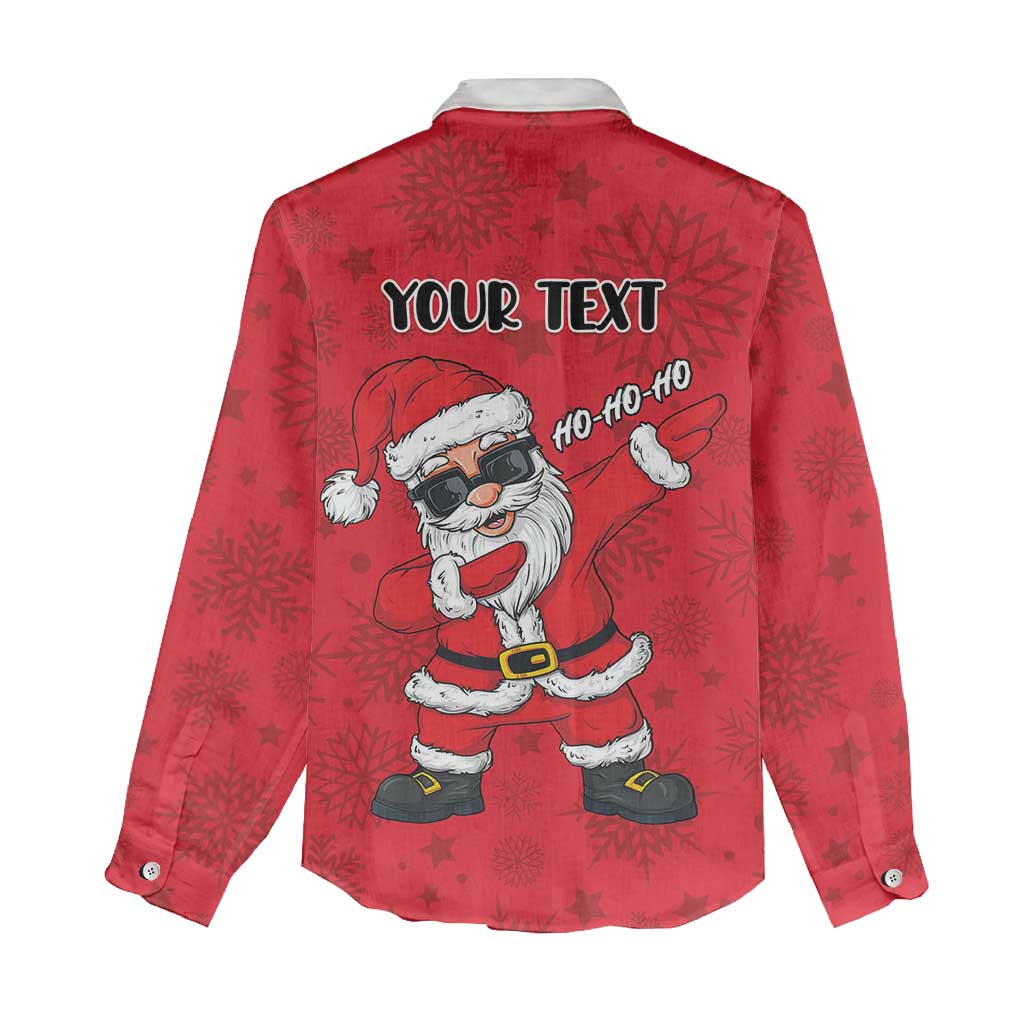 Personalized Santa Costume Women Casual Shirt Funny Christmas - Wonder Print Shop
