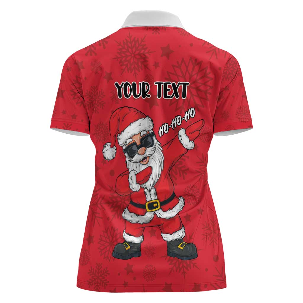 Personalized Santa Costume Women Polo Shirt Funny Christmas - Wonder Print Shop
