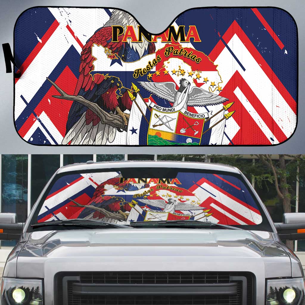 Panama Fiestas Patrias Auto Sun Shade Pro Mundi Beneficio - Wonder Print Shop