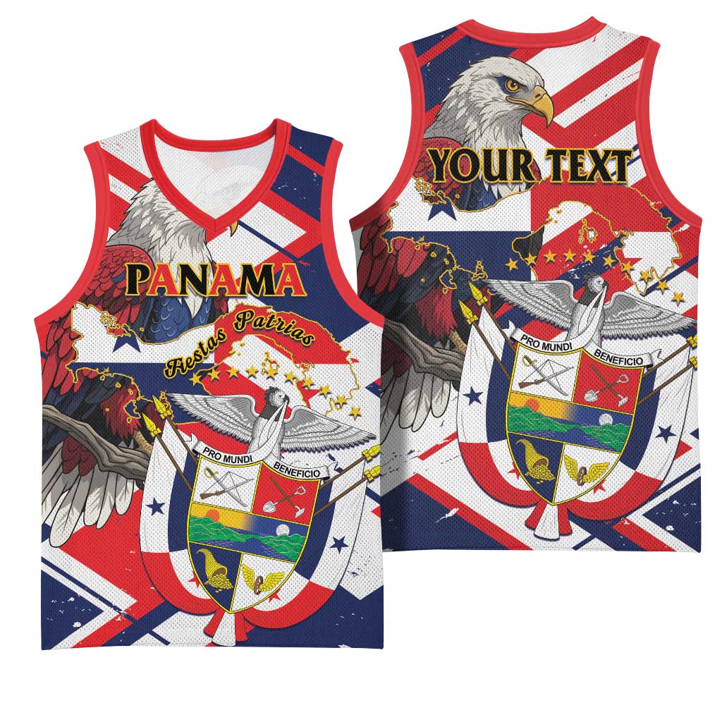 Panama Fiestas Patrias Basketball Jersey Pro Mundi Beneficio - Wonder Print Shop