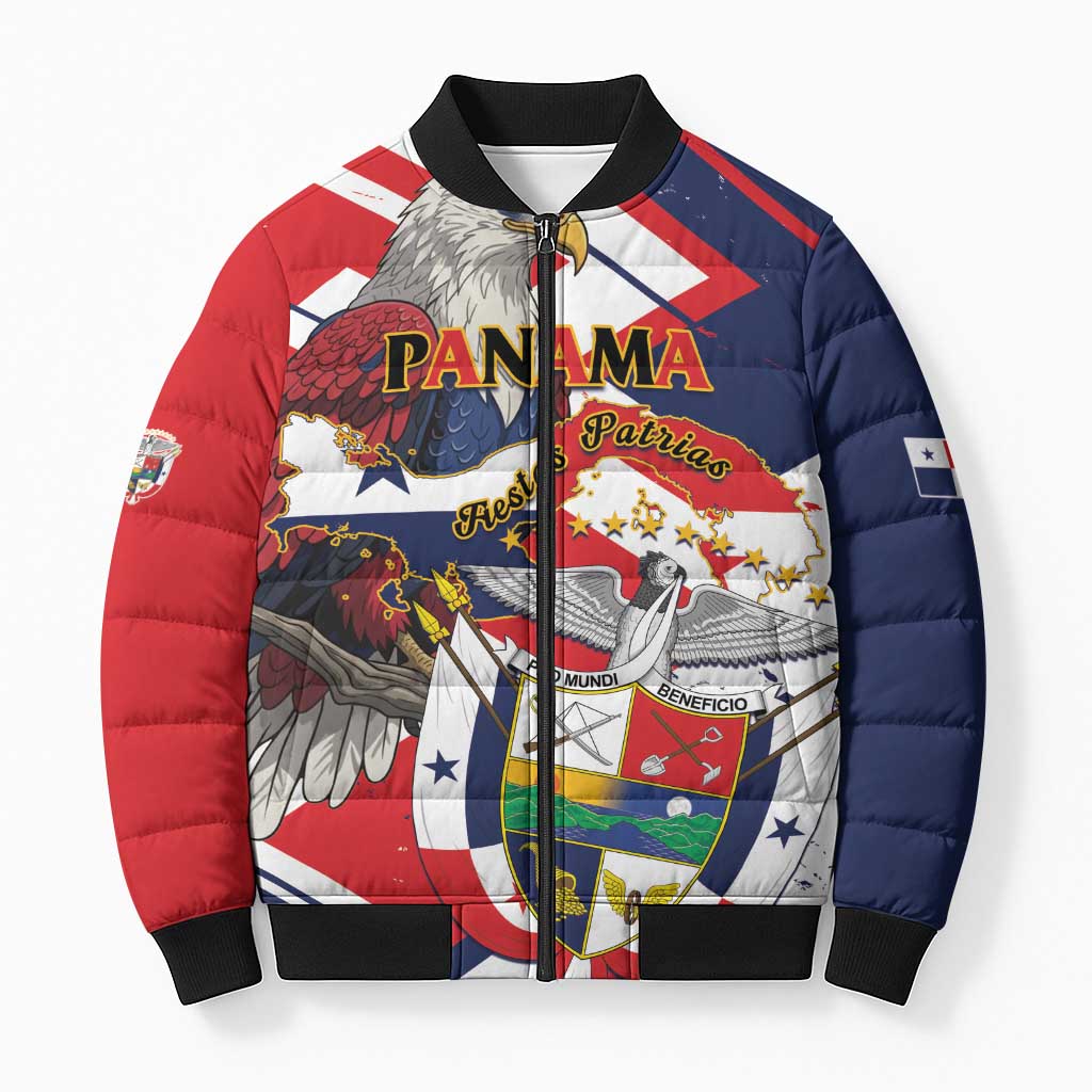Panama Fiestas Patrias Bomber Puffer Jacket Pro Mundi Beneficio - Wonder Print Shop