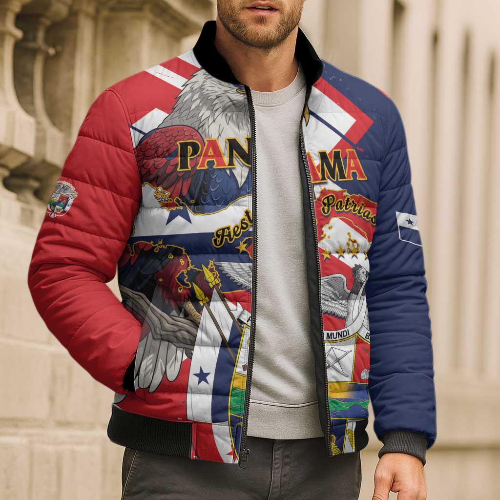 Panama Fiestas Patrias Bomber Puffer Jacket Pro Mundi Beneficio - Wonder Print Shop