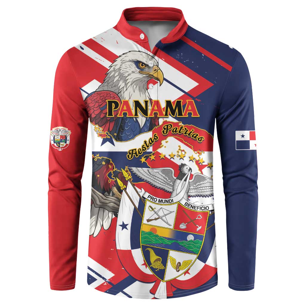 Panama Fiestas Patrias Button Sweatshirt Pro Mundi Beneficio - Wonder Print Shop