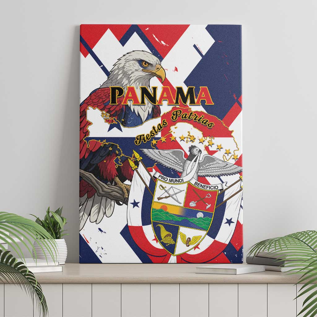 Panama Fiestas Patrias Canvas Wall Art Pro Mundi Beneficio - Wonder Print Shop