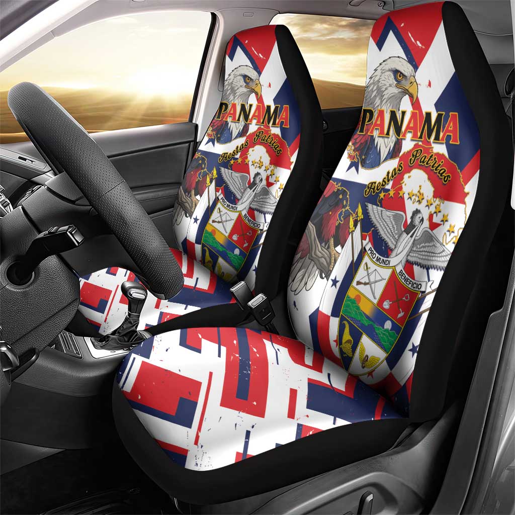 Panama Fiestas Patrias Car Seat Cover Pro Mundi Beneficio - Wonder Print Shop