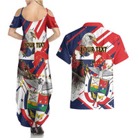 Panama Fiestas Patrias Couples Matching Summer Maxi Dress and Hawaiian Shirt Pro Mundi Beneficio - Wonder Print Shop