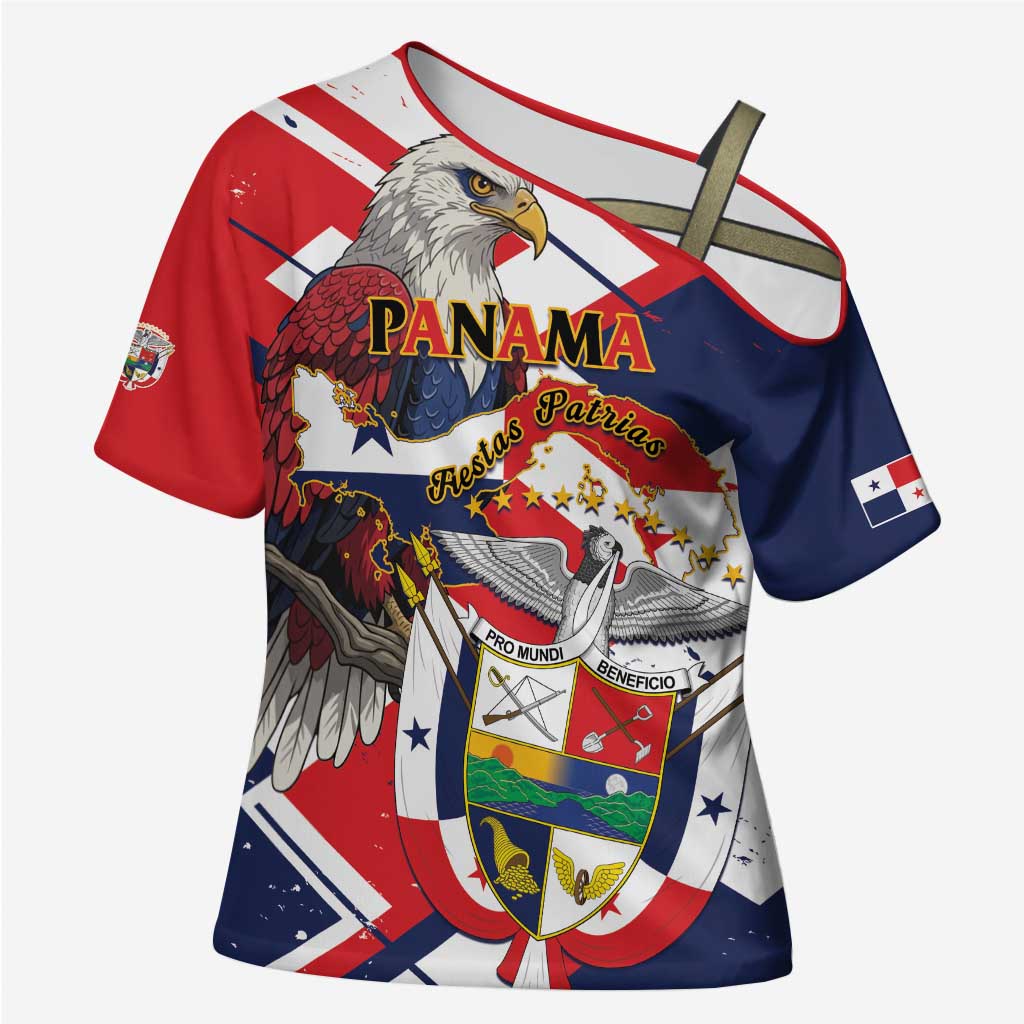 Panama Fiestas Patrias Cross Shoulder Shirt Pro Mundi Beneficio - Wonder Print Shop