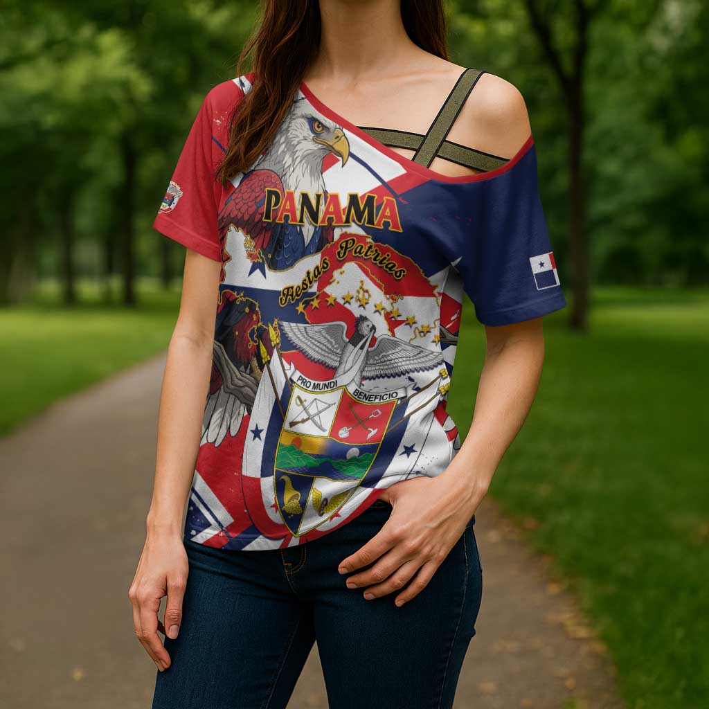 Panama Fiestas Patrias Cross Shoulder Shirt Pro Mundi Beneficio - Wonder Print Shop