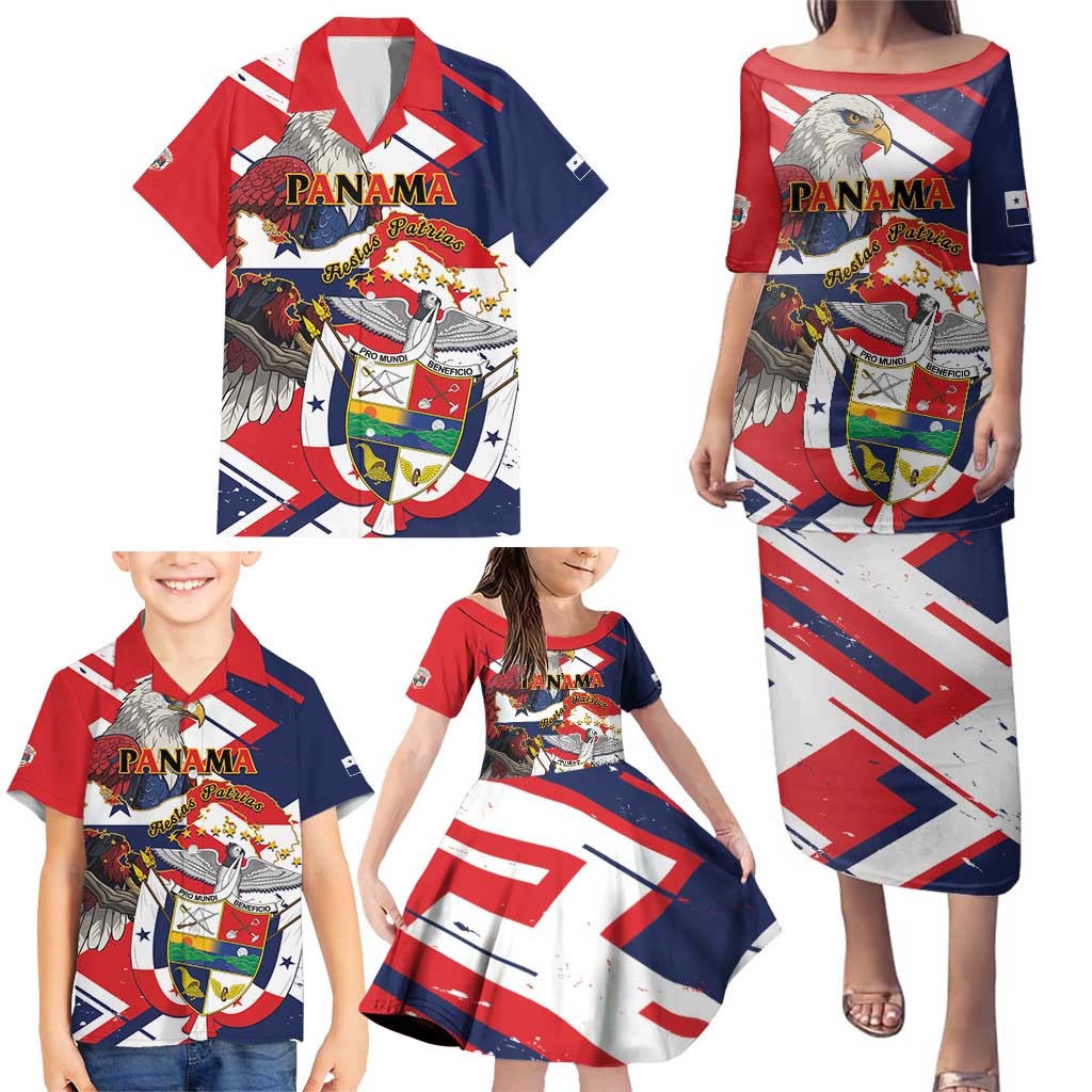 Panama Fiestas Patrias Family Matching Puletasi and Hawaiian Shirt Pro Mundi Beneficio - Wonder Print Shop