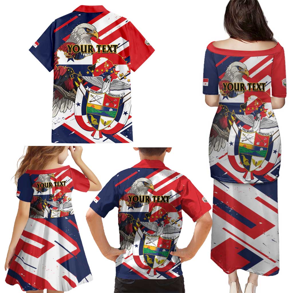 Panama Fiestas Patrias Family Matching Puletasi and Hawaiian Shirt Pro Mundi Beneficio - Wonder Print Shop