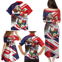 Panama Fiestas Patrias Family Matching Puletasi and Hawaiian Shirt Pro Mundi Beneficio - Wonder Print Shop