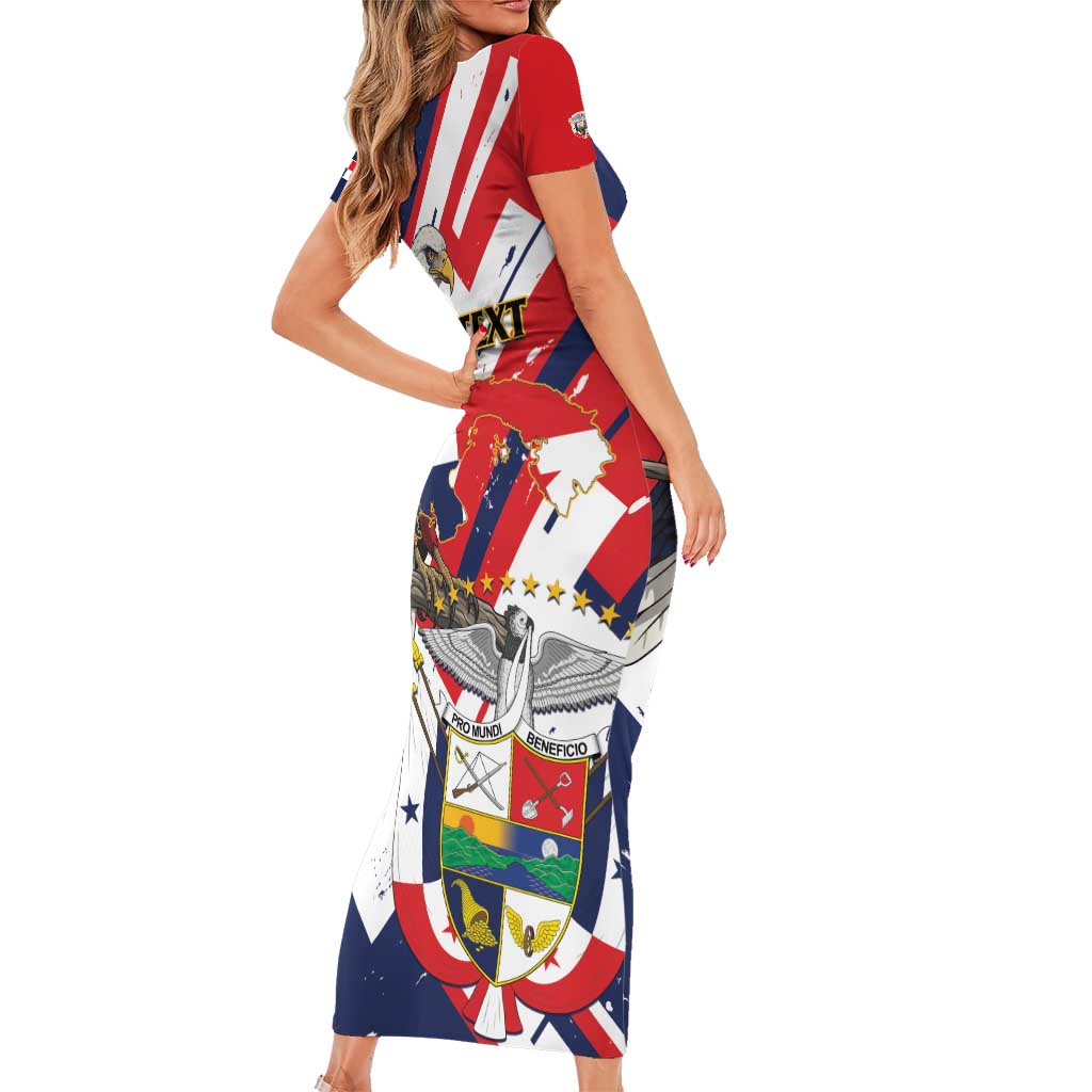 Panama Fiestas Patrias Family Matching Short Sleeve Bodycon Dress and Hawaiian Shirt Pro Mundi Beneficio - Wonder Print Shop