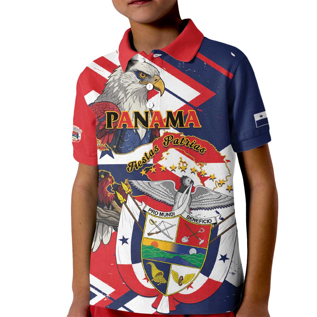 Panama Fiestas Patrias Kid Polo Shirt Pro Mundi Beneficio - Wonder Print Shop