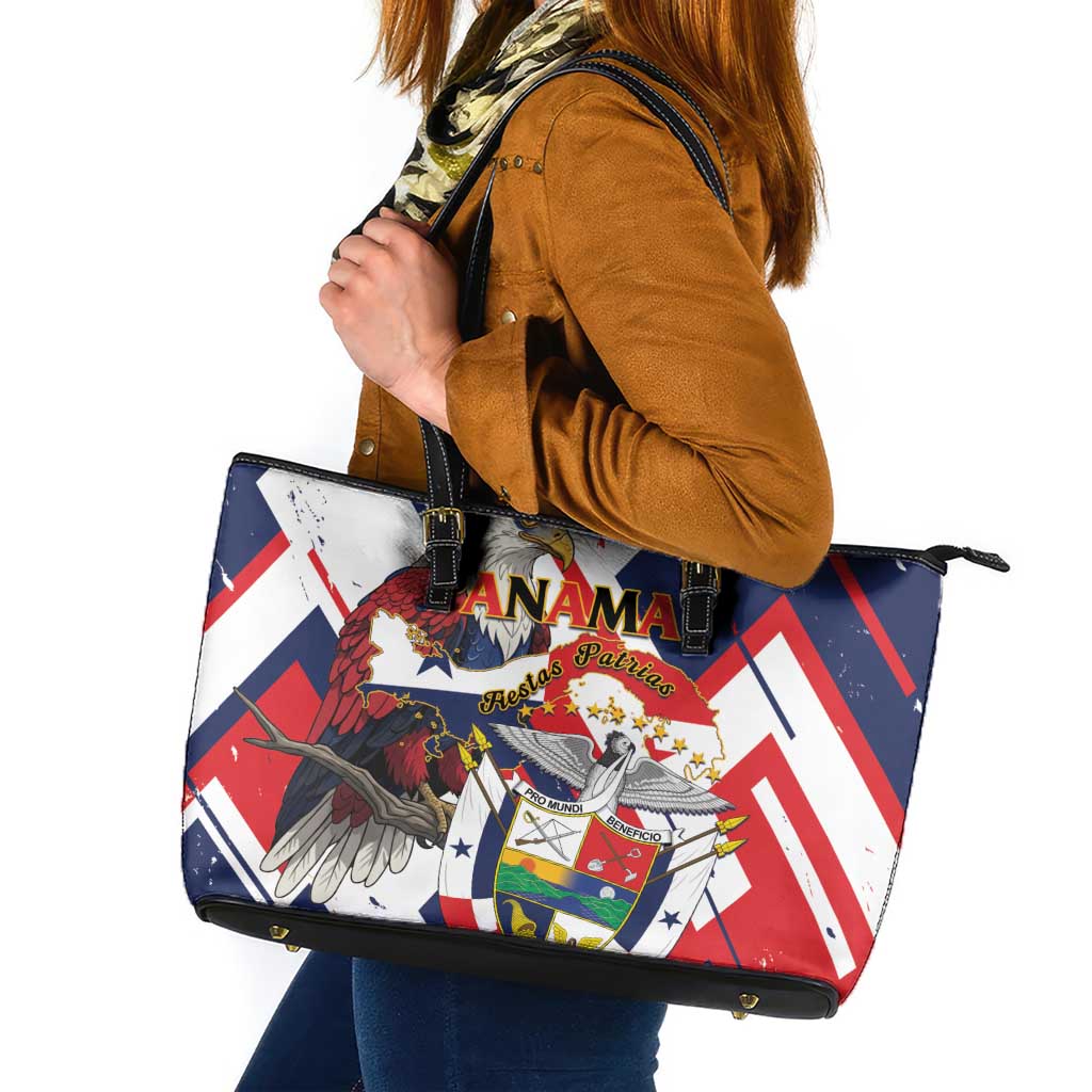 Panama Fiestas Patrias Leather Tote Bag Pro Mundi Beneficio - Wonder Print Shop
