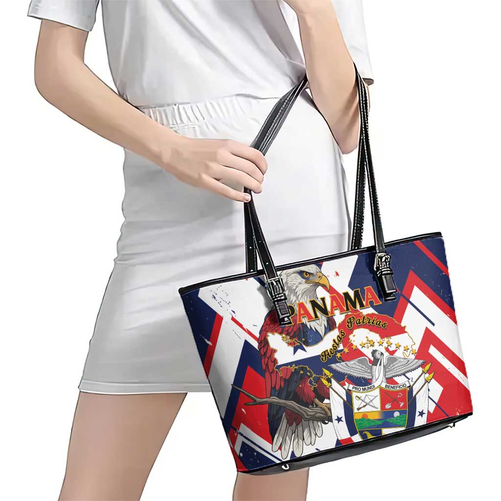 Panama Fiestas Patrias Leather Tote Bag Pro Mundi Beneficio - Wonder Print Shop