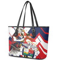 Panama Fiestas Patrias Leather Tote Bag Pro Mundi Beneficio - Wonder Print Shop
