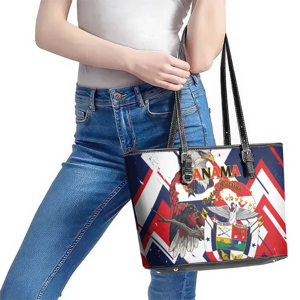 Panama Fiestas Patrias Leather Tote Bag Pro Mundi Beneficio - Wonder Print Shop
