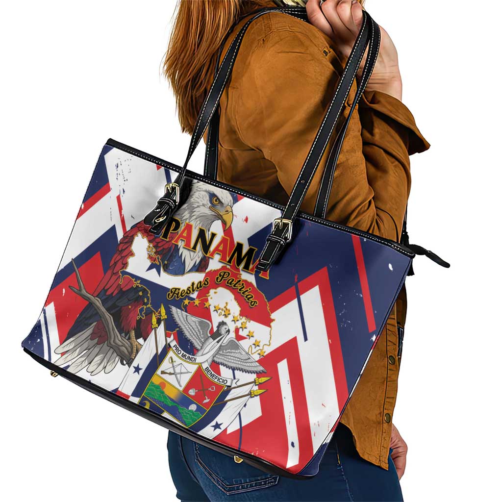 Panama Fiestas Patrias Leather Tote Bag Pro Mundi Beneficio - Wonder Print Shop