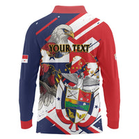 Panama Fiestas Patrias Long Sleeve Polo Shirt Pro Mundi Beneficio - Wonder Print Shop