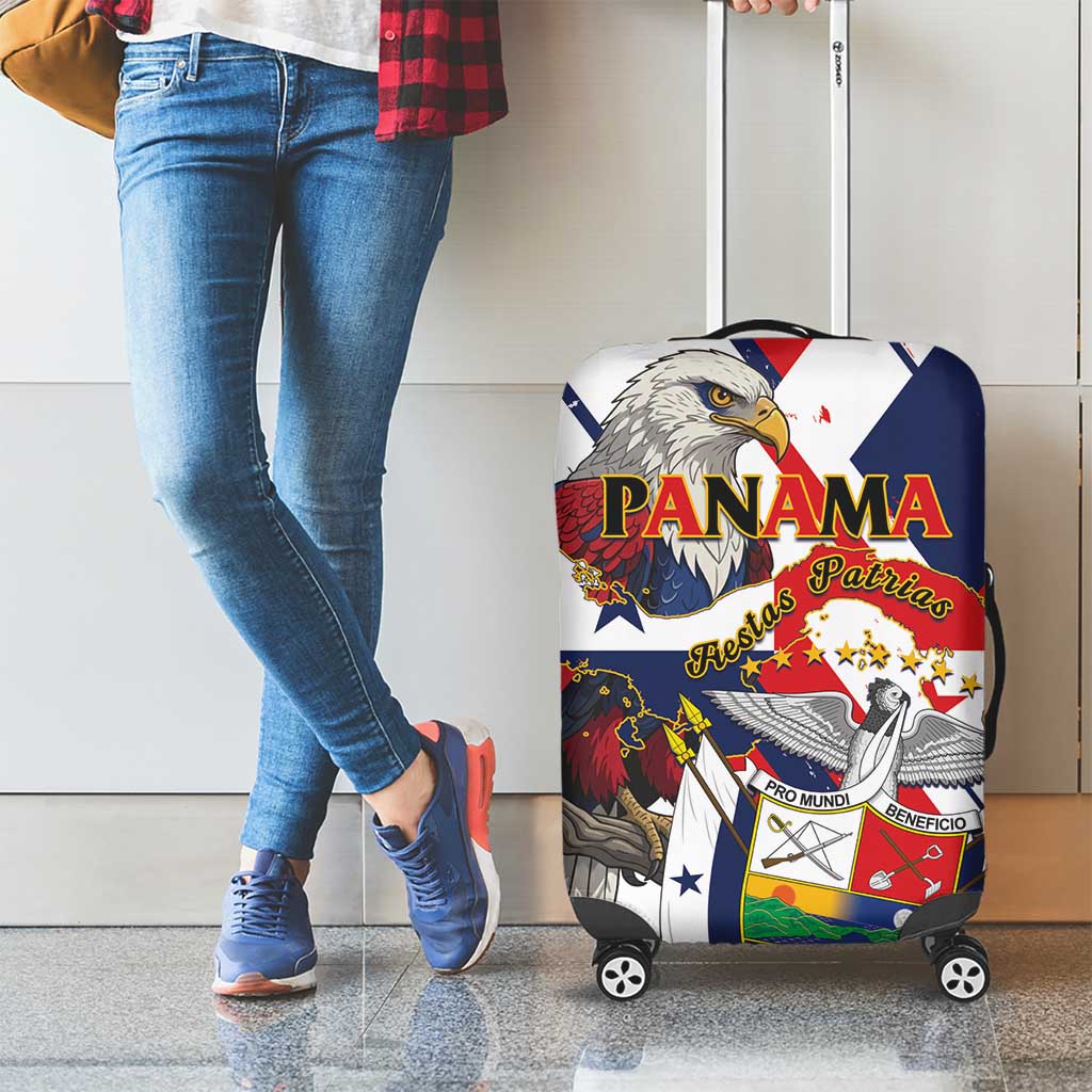 Panama Fiestas Patrias Luggage Cover Pro Mundi Beneficio - Wonder Print Shop